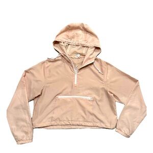 Blush Pink Hooded Women's Jacket